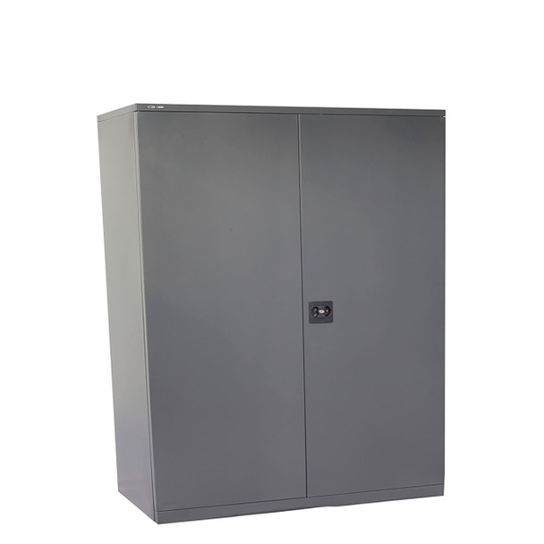 Rapidline #GCA10 GR GO Heavy Duty Counter High Stationery Cupboard - Assembled Graphite Ripple - rapidline pedestal, rapidline storage, rapidline cabinet, rapidline tambour, rapidline cupboard | It's A Mega Thing