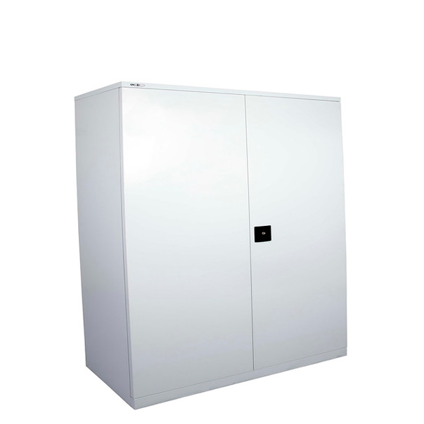 Rapidline Go Swing Door Steel Cupboard 910 x 450 x 1015mm Silver Grey