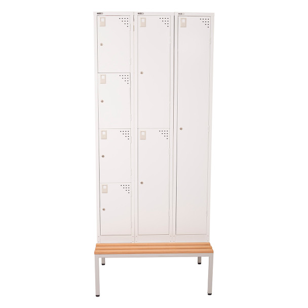 Rapidline #S+S3305 Seat and Stand to Suit Bank of 3 GO 305mm W Lockers Silver Grey - rapidline double sided workstation, Rapidline office supplies, Rapidline office accessories, rapidline furniture | It's A Mega Thing Rapidline #S+S3305 Seat and Stand to Suit Bank of 3 GO 305mm W Lockers Silver Grey - rapidline double sided workstation, Rapidline office supplies, Rapidline office accessories, rapidline furniture | It's A Mega Thing