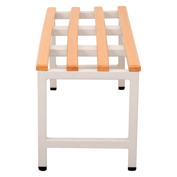 Rapidline Single Sided 1000 x 360 x 400mm Bench Seat Light Oak / Silver Grey