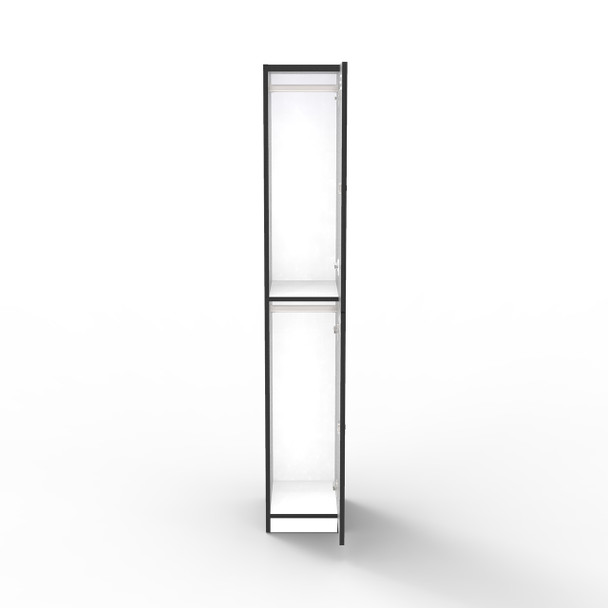 Rapidline Melamine Locker Rapid Infinity 2 Door Natural White / Black