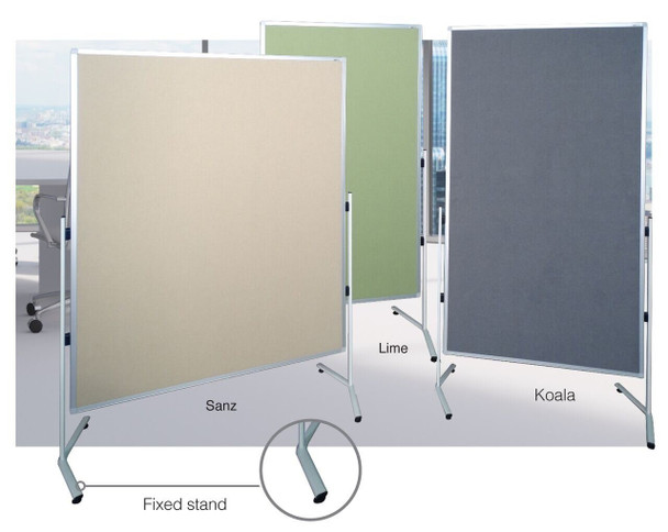 Visionchart MPB1810A-4 Modulo 'T' Leg Pinboard Blue - 1800 x 1000mm | It's A Mega Thing