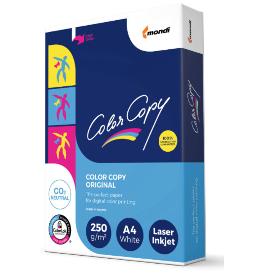 Mondi Colour Copy Paper 250gsm A4 210 x 297mm Ream of 125 Sheets