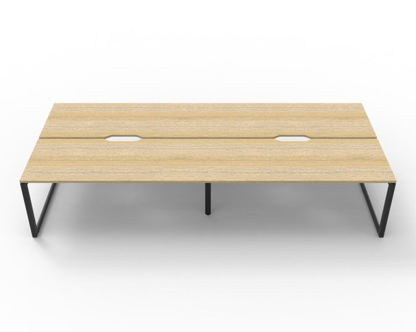 Rapidline #D-ILLD4P1275 NO/BL Deluxe Rapid Infinity 4 Person Double Sided Workstation - No Screen Natural Oak/Black - Rapidline office supplies, Rapidline office accessories, rapidline furniture, rapidline industrial | It's A Mega Thing Rapidline #D-ILLD4P1275 NO/BL Deluxe Rapid Infinity 4 Person Double Sided Workstation - No Screen Natural Oak/Black - Rapidline office supplies, Rapidline office accessories, rapidline furniture, rapidline industrial | It's A Mega Thing