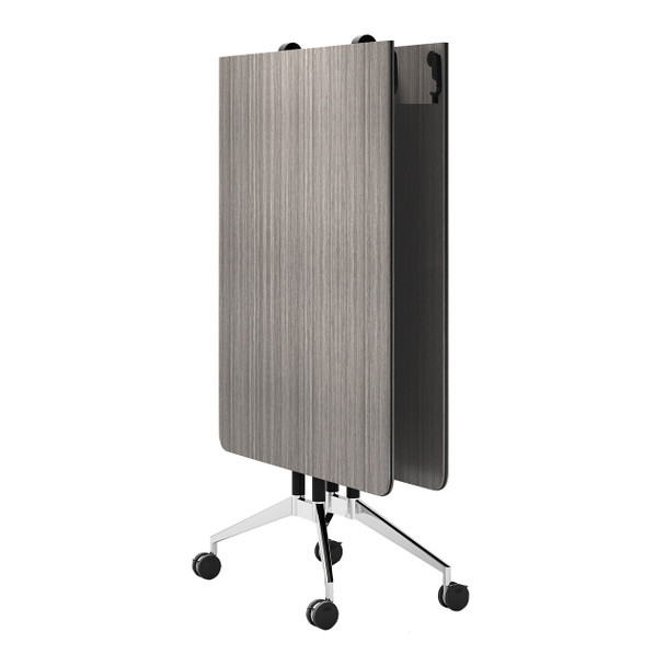 Rapidline Rapid Edge Folding Meeting and Boardroom Table 2400 x 1000mm Driftwood