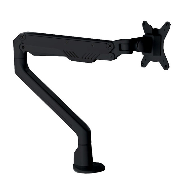 Rapidline Elevate Gas Operated Single Monitor Arm Black