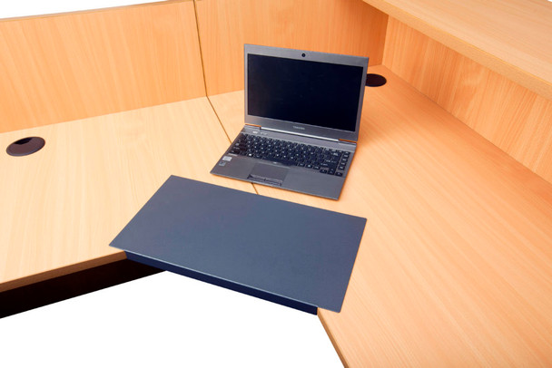 Rapidline Corner Lozenge for L Shaped Workstation 33mm Top Graphite