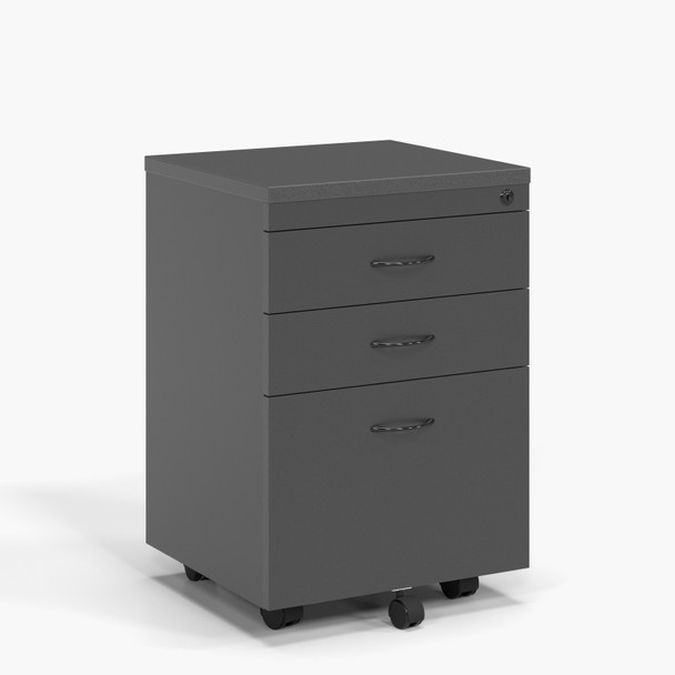 Rapidline Rapid Worker Mobile Pedestal 3 Drawer Ironstone