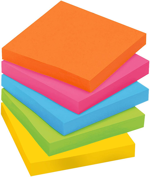 Post-it Super Sticky Notes Rio De Janeiro 654-5SSAU 76 x 76mm Pack of
