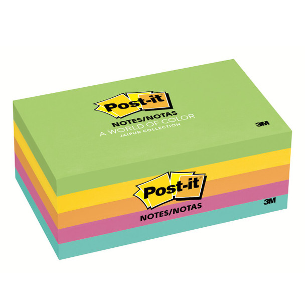 Post-it Notes Jaipur 76 x 127mm 100 Sheets Pack of 5 655-5UC
