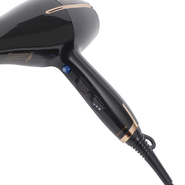 Nero Professional Hair Dryer AC Gloss Black and Copper