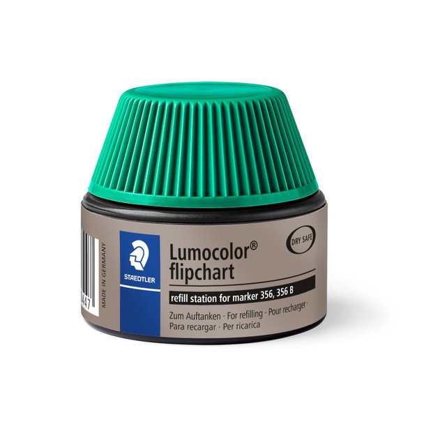 Staedtler 488 56-5 Lumocolor Refill Pot Flipchart - Green | It's A Mega Thing