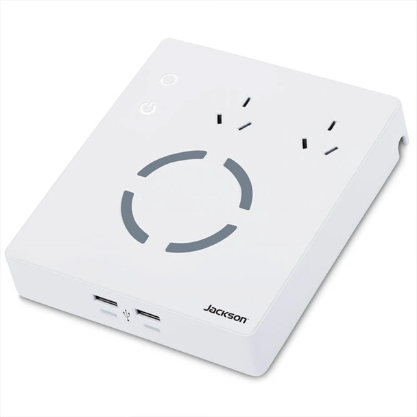 10W Wireless Charging Hub with 2 x USB-A USB-C Outlet White Jackson
