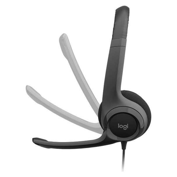 Logitech H390 USB Headset with Noise Canceling Graphite | Mega Office Supplies