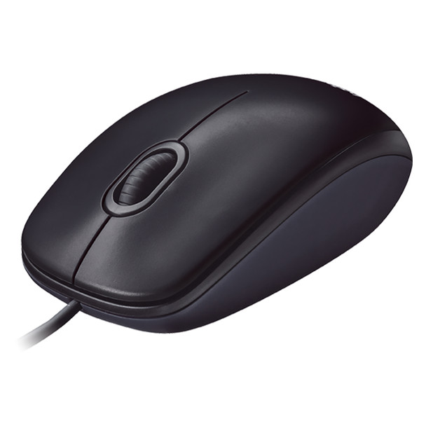 Logitech Wired Mouse Black M90 USB