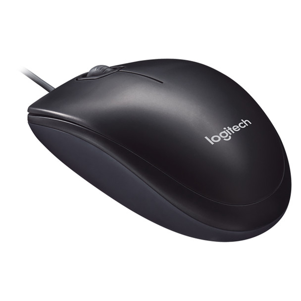 Logitech USB Wired Mouse Black M90
