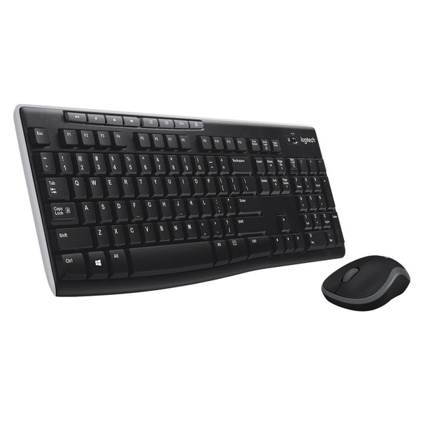 Logitech Wireless Keyboard and Mouse Combo Black MK270R USB