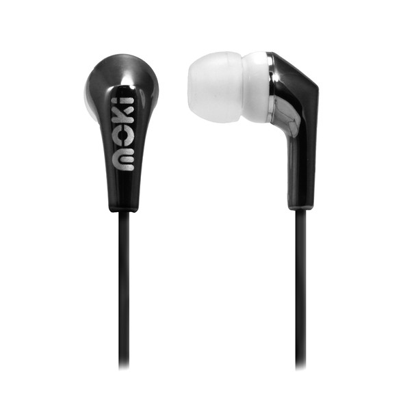 Moki Metallics Earphones Black
