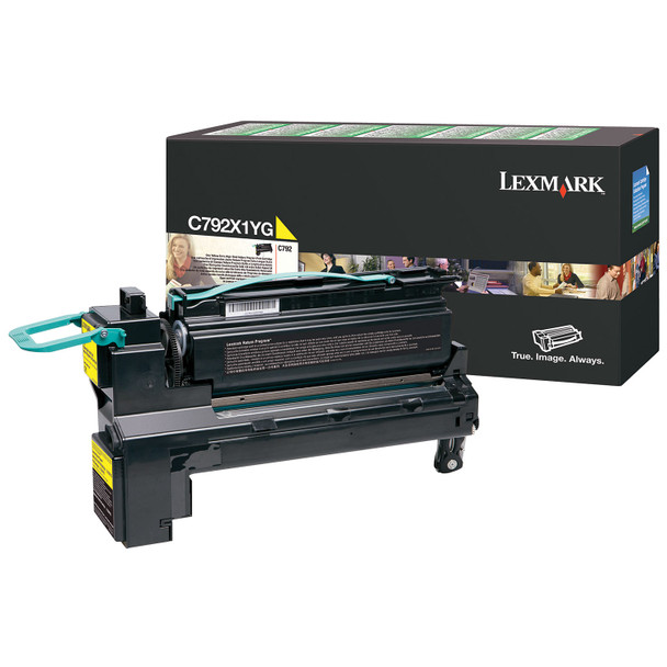 Lexmark C792X1YG Extra High Yield Yellow Toner Cartridge 20000 Pages