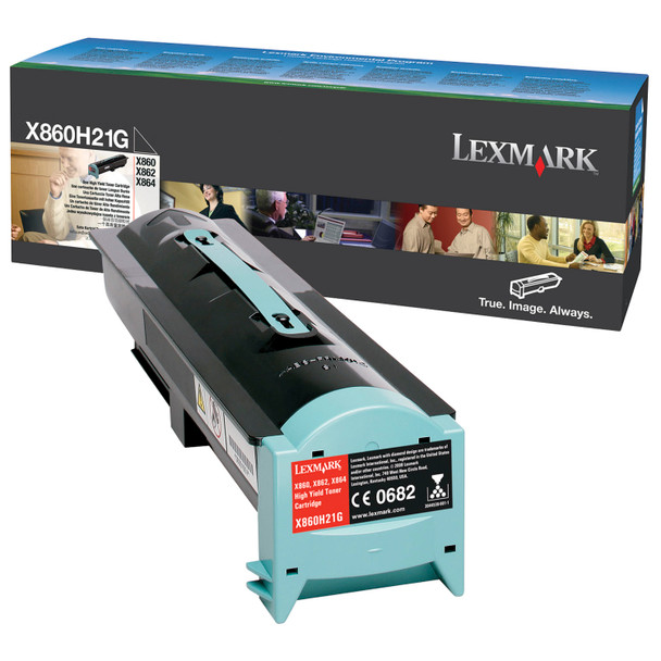 Lexmark X860H21G High Yield Black Toner Cartridge 35000 Pages