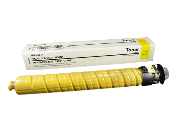 Ricoh 841830 MPC3003 Toner Cartridge Yellow 18000 Pages