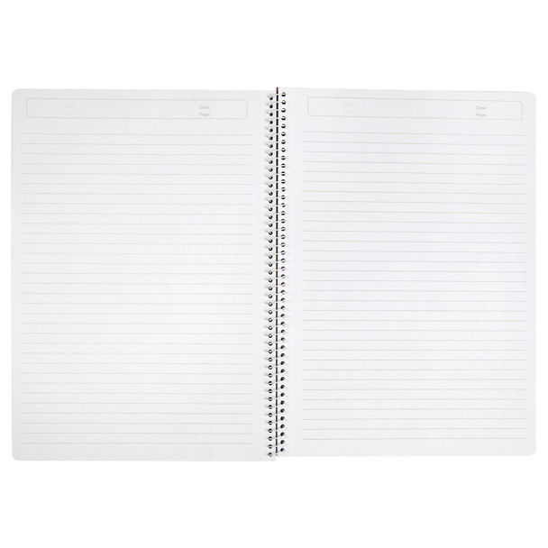 ColourHide Notebook A4 120 Pages Black 1719402J - Pack of 10 | Mega Office Supplies