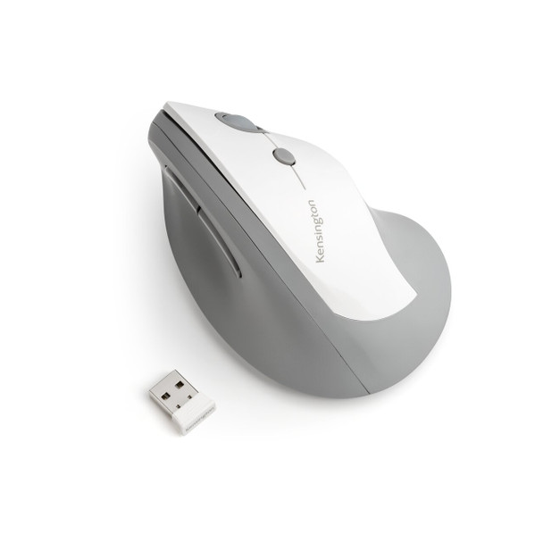 Kensington Pro Fit Ergo Vertical Wireless Mouse Grey
