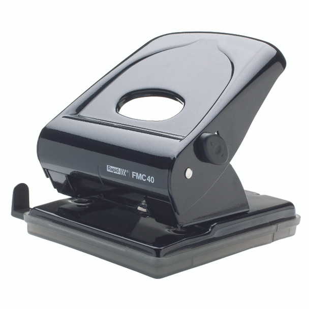 Rapid FMC40 2 Hole 40 Sheet Punch Black