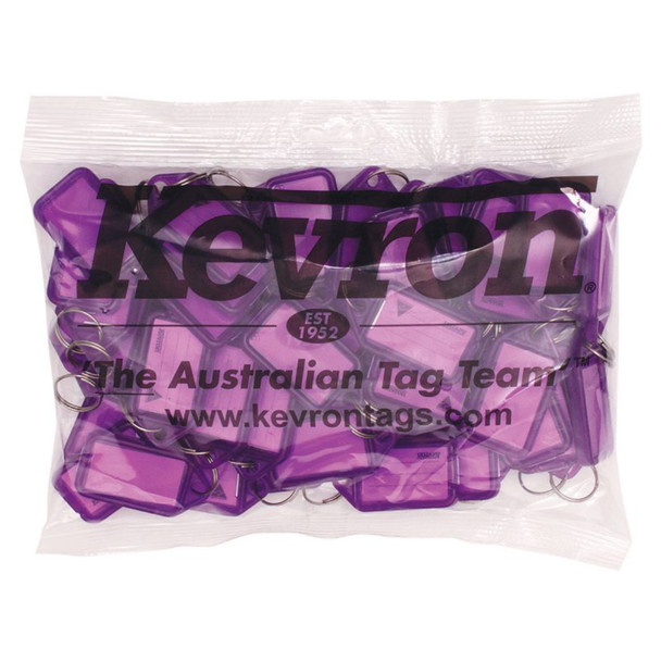Kevron ID5 Key Tags Lilac Bag of 50