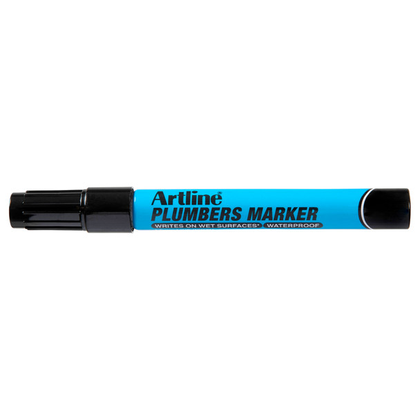 Artline Black 195501HS Plumbers Permanent Marker (Hangsell) - Pack of 12 | Mega Office Supplies