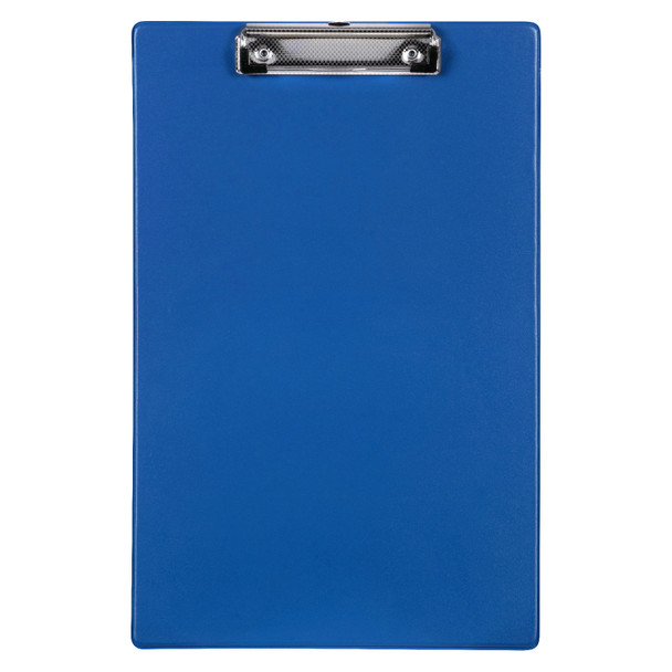 Marbig Clipboard Polypropylene Foolscap Blue Pack of 20