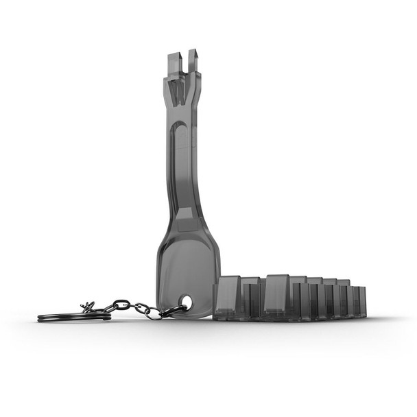 Lindy 40470 RJ-45 Port Blocker, Black - 10 Pack + Key | It's A Mega Thing