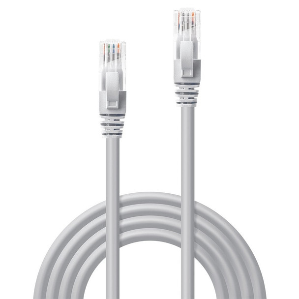 Lindy Cat6 U/UTP Gigabit Network Cable Grey 1m