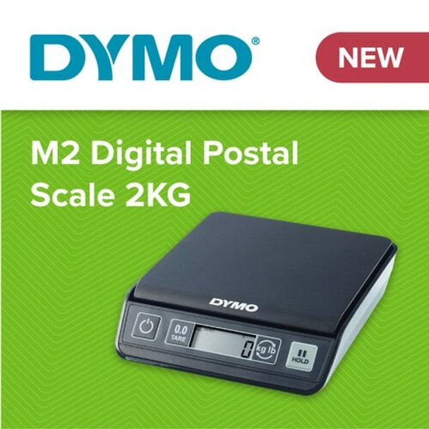 DYMO M2 (S0928990) DIGITAL POSTAL SCALES UP TO 2KG CAPACITY (SDS0928990)