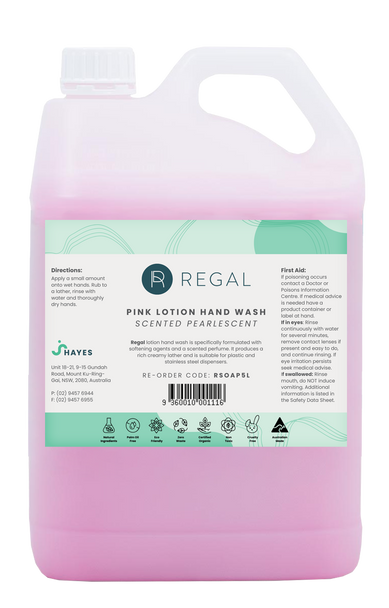 Regal RSOAP5L Pink Lotion Soap (Each of 5 Litres)