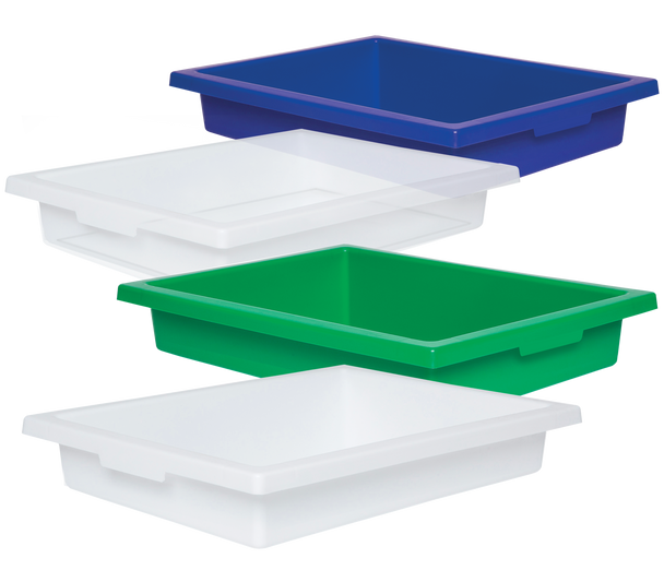 Elizabeth Richards ERSTTRAYCL Small Plastic Tote Tray Clear