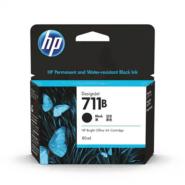 HP 711B DesignJet Ink Cartridge Black 80ml