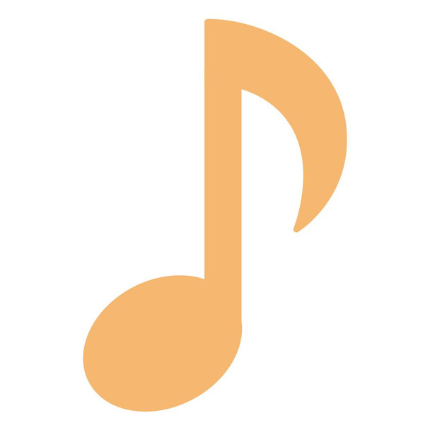 Erasable Rubber Stamp Music Note Apricot Orange Pilot FriXion