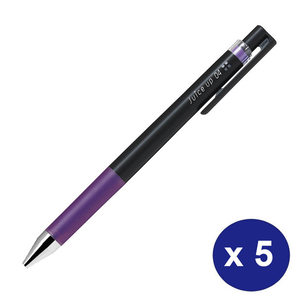 Pilot Juice Up Gel Pen 0.4mm Violet Box of 5