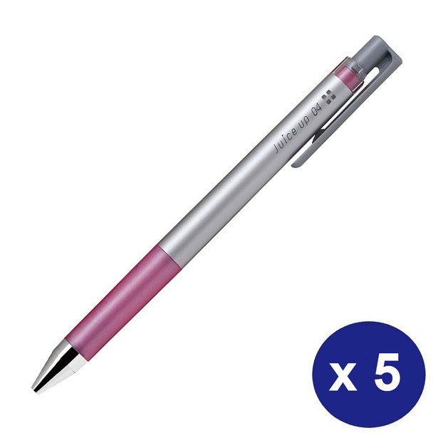 Pilot Juice Up Gel Pen 0.4mm Metallic Pink Box of 5