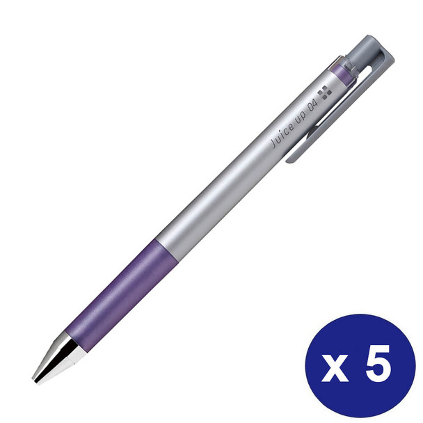 Pilot Juice Up Gel Pen 0.4mm Metallic Violet Box of 5