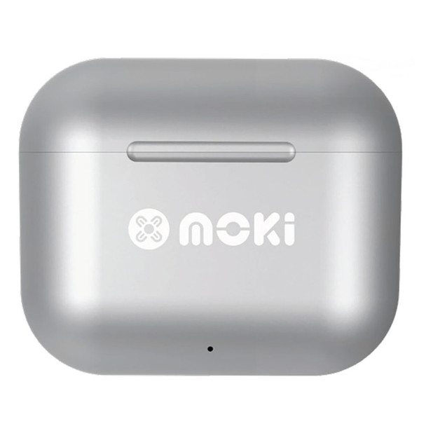 MokiPods True Wireless Stereo Earbuds Silver