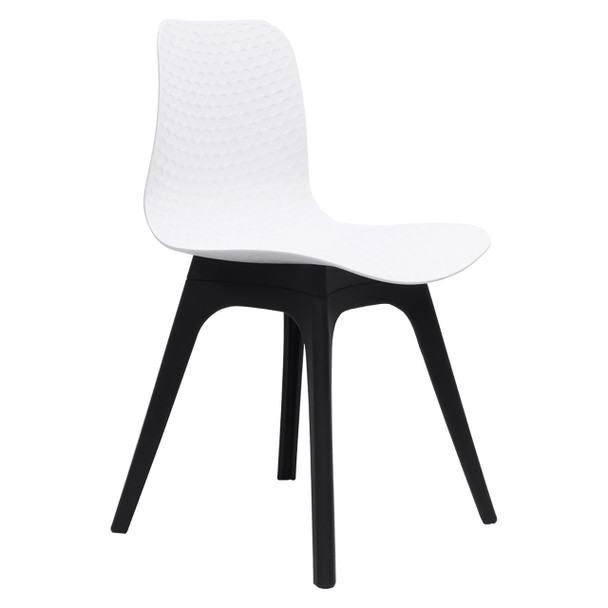 Rapidline Lucid Breakout Chair White Shell / Black Base