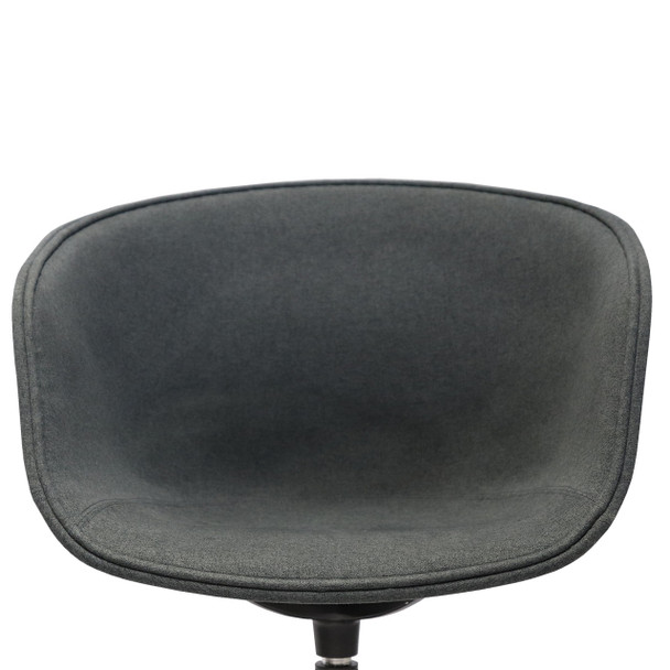 Rapidline Charcoal Ash Fabric Focal Tub Visitor Chair