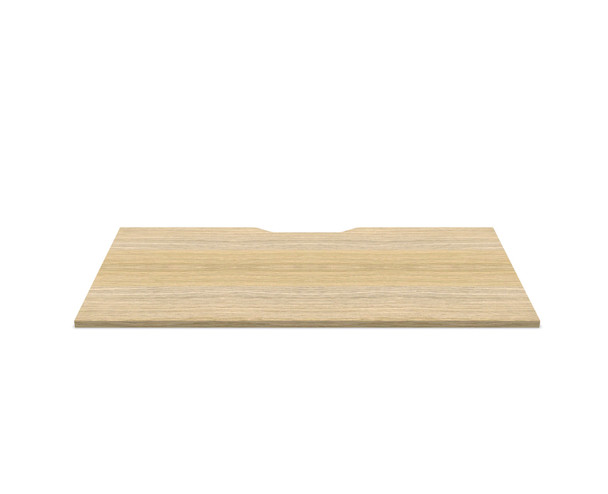 Rapidline Scalloped Table Top Only 1500 x 750 x 25mm Natural Oak