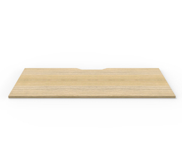 Rapidline Scalloped Table Top Only 1800 x 750 x 25mm Natural Oak