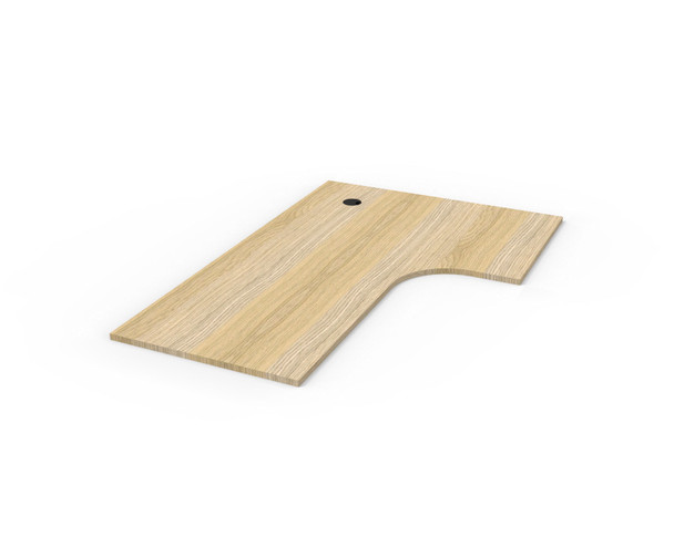 Rapidline Corner Workstation Top 1800 x 1200 x 750 x 25mm Only Natural Oak