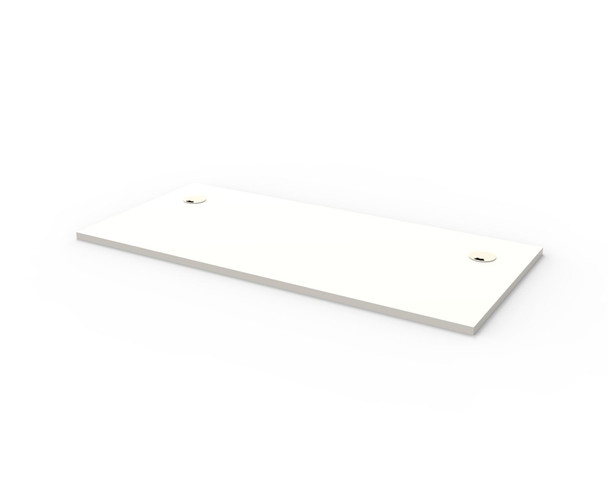 Rapidline Rectangle Table Top 1500 x 700 x 25mm with 2 Cable Port Only Natural White