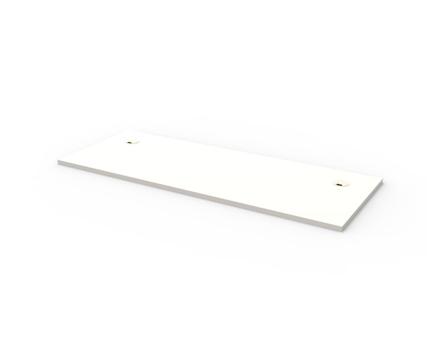 Rapidline Rectangle Table Top 1800 x 700 x 25mm with 2 Cable Port Only Natural White