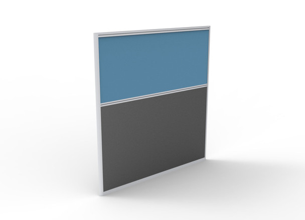 Rapidline Rapid Span Screen 1200 x 30 x 1250mm Blue Upholstery